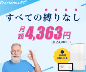 FreeMax+5G（フリーマックス）